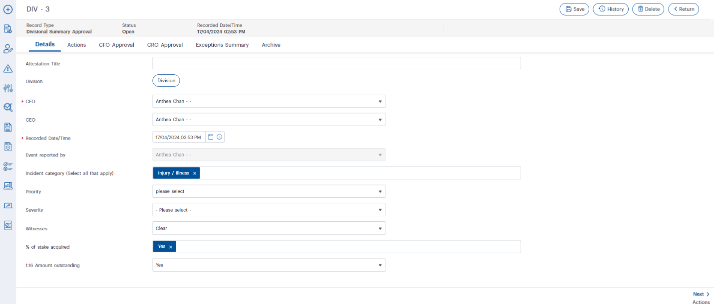 Enhancing Incident Management with Conditional Fields and Action Fields